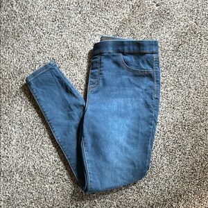 Women's Large Pull On Blue Jeans